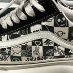 Vans Old Skool Trainer Black White Bandama Men's Size 9.5 Women's 11 Photo 3