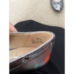 Sperry Sliders Maria silver metallic gunmetal bow tie round toe ballet flats 6.5 Photo 7
