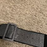 EXPRESS Silver Sparkle Buckle Elastic Back Belt - size L Photo 3