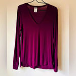 PINK - Victoria's Secret Victoria’s Secret PINK Long Sleeve V-Neck Shirt - Size XS Photo 1