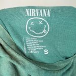 Nirvana  Green Band Tee S Logo Short Sleeve Casual Licensed Graphic Unisex Photo 2