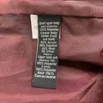 Apt. 9  Quilted Hooded Wool Jacket Women's Burgundy Wine Snap Button, Pockets - L Photo 7