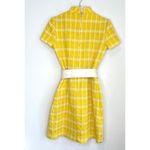 Vintage 60s Arlene Andrews Polyester Mini Dress Size S Yellow Photo 4