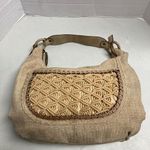 Cole Haan  Women’s Fabric‎ Rope Bag Tan 12.5X3X10 Photo 11