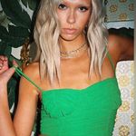 Princess Polly  green ruched bustier corset top Photo 0