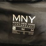 Marc New York Womens Bomber Jacket Cropped Fleece Zip Front Black M Photo 2