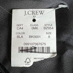 J Crew Factory Size 8 Black Ruffleneck Suiting Photo 8