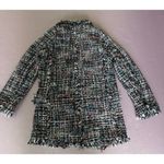 COMME USA Women's Tweed Jacket Multicolor Size S Button Photo 6