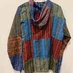 Kathmandu Imports Multicolor Striped Patchwork Hoodie by Kathmandu  Photo 2