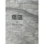 Uniqlo Women's Heather Gray Long Sleeve Hoodie Full Zip Sweatshirt Top Size L Photo 2