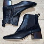 Franco Sarto  Waxton Chelsea Ankle Boots Women's 8‎ Black Leather Block Heel Photo 0