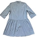 Tuckernuck Royal Shirt Mini Dress Blue Stripe Size Large Photo 10