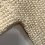 Vintage Hand Knot 100% Wool Cream Fisherman Sweater Thick Cable Knit Pullover M Size M Photo 11