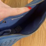 Anthropologie NWT  Blue Woven Neoprene Shoulder Bag Photo 8