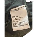 Nine West Army Green Camouflage Pull On Elastic Waist Ponte Pants L NWT Photo 7