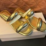 Chinese Laundry  Gold Block Heel Sandals Photo 1