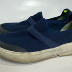 Oofos Oomg low slip on sneakers comfort shoes orthopedic women’s size 8.5 blue Photo 0