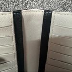 Kate Spade hazel court bow tie tuxedo wallet Cream Black NWOT Photo 4