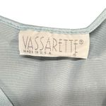 Vassarette Vintage Robe Night Dress S Baby Blue Nylon Night Gown Grannycore USA Photo 13