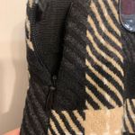 H&M  Poly/Wool Blend Brown Black Plaid Mini Skirt.          2488 Photo 2