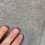 Max Mara Heather Gray Long Sleeve Pocket Tee Photo 2