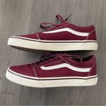 Vans  Old Skool Burgundy Low Top Lace Up Sneakers Men Size 6 Women Size 7.5 Photo 9