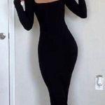 SKIMS Long Sleeve Scoop Neck Maxi Dress S Photo 0