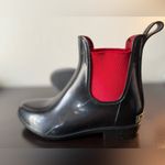 Ralph Lauren Lauren  Black and Red Winter Rain Boots Photo 8