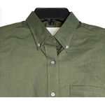 Van Heusen  For‎ Her Womens Shirt Size Small 4-6 Green Button Front Wrinkle Free Photo 1