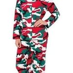 Alexander Del Rossa Christmas camo flannel pjs Red Photo 0