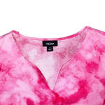 Tacera NWT Size Small Pink Tie Dye Shirt Photo 2
