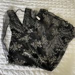 Lovers + Friends Mesh Metallic Tulle Maxi Dress Photo 3