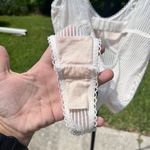 Victoria's Secret  Dream Angels Cream Lace Teddy Bodysuit Size 32B Photo 6