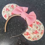 Handmade Minnie Mouse Mickey Mouse Cinderella Castle  Disney Ears Sequins Headban Photo 5
