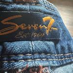Seven7  Blue Denim with Gold Stitching Photo 2