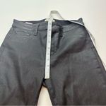 L'Agence L’Agence Marguerite Skinny High Rise Black Noir Silver Glitter Coated Jean 27 Photo 7