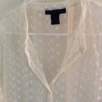 Gloria Vanderbilt  Lovely Sheer Top Size 10 Photo 1
