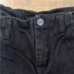 ZARA Black Flare Mid-Low Rise Denim Jeans- Size 8 Photo 1
