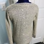 BB Dakota Champagne Sparkle Sweater Size Small Photo 6