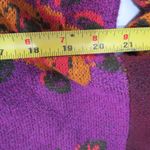 The Pioneer Woman Colorblock Purple Garden Floral Sweater Womens M 8/10 Cottage Size M Photo 4