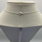 Vintage Y2K Blue Gemstones Clover Pattern Pendant 1.75” Wide With New Chain Photo 3