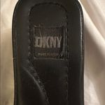 DKNY  Women's Black Slide Sandals suede size 9 rubber sole platform Photo 1