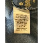 Umgee  Chambray Denim Tunic Dress Embroidered Bohemian Festival Medium Photo 7