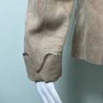 Old Navy Tan Linen Blazer Photo 4