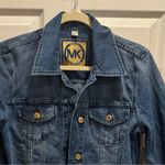 Michael Kors  Women's Size L Denim Jacket, Blue Button Front, Medium Wash Photo 3