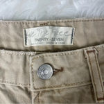 We The Free  Dakota Straight Leg Tan Khaki Distressed Jean Free People  Size 27 Photo 2