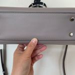 Kate Spade Women's 100% Cow Leather Shoulder Tote Handbag Gray Good Condition Photo 3