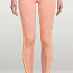 Ivy Park  High-Waisted Leggings With Mesh Panels Pink Light Small Adidas Logo Photo 0