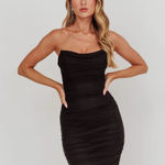 Miami NWT Chic Strapless Black Dress Photo 0