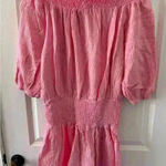 ADORABLE YanaK Magnolia Mini Dress (dbl gauze)~light pink~ large~ NWT! Pink Photo 4